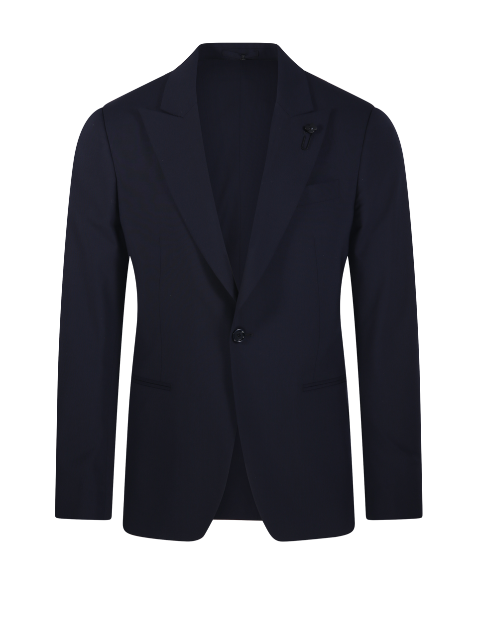 MEN LARDINI BLUE VIRGIN WOOL BLAZER