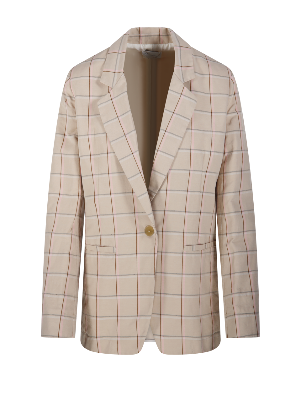 WOMAN FORTE FORTE NUDE POLYESTER BOXY JACKET
