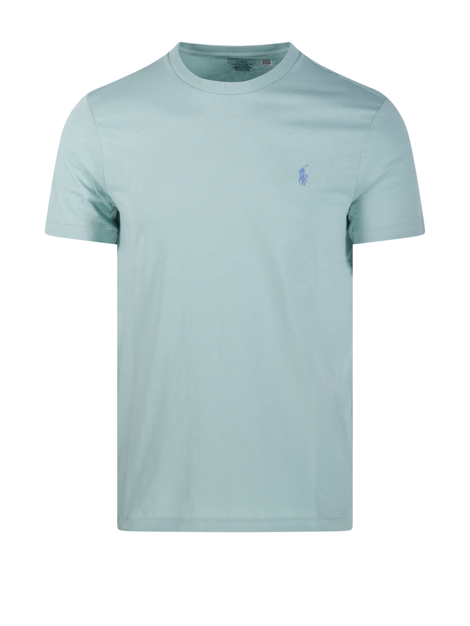 MEN RALPH LAUREN BLUE COTTON T-SHIRT