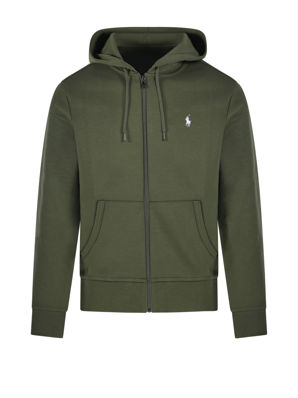 MEN RALPH LAUREN GREEN COTTON HOODIE SWEATSHIRT