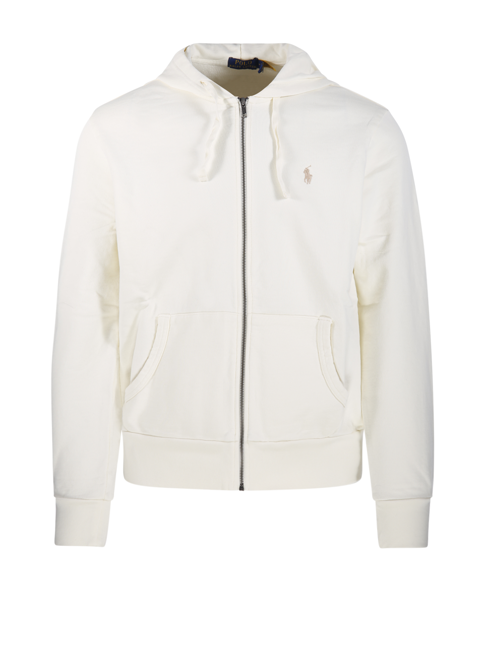 MEN RALPH LAUREN WHITE COTTON ROUND NECK SWEATSHIRT