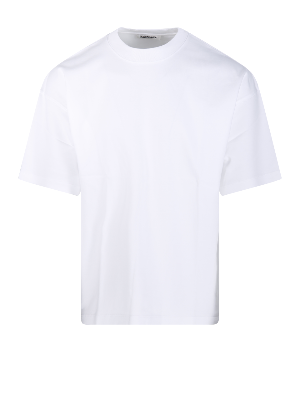 UOMO DARKPARK T-SHIRT A MANICHE CORTE MICK IN COTONE BIANCO 