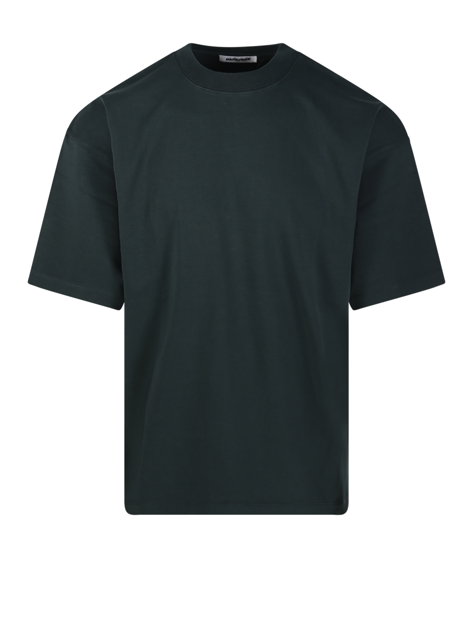 UOMO DARKPARK T-SHIRT A MANICHE CORTE MICK IN COTONE VERDE 