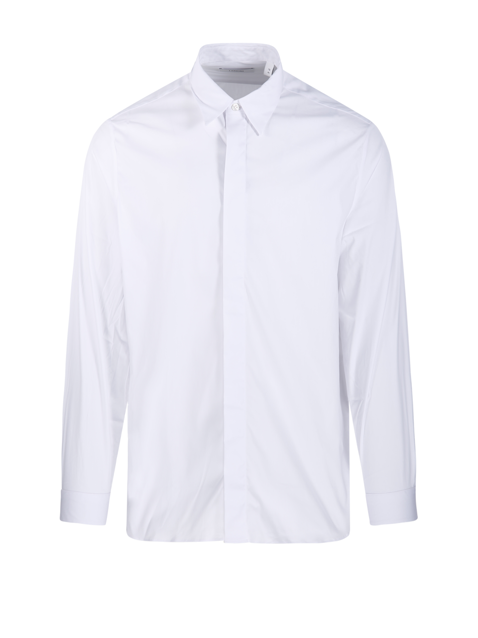 MEN LARDINI WHITE COTTON SHIRT