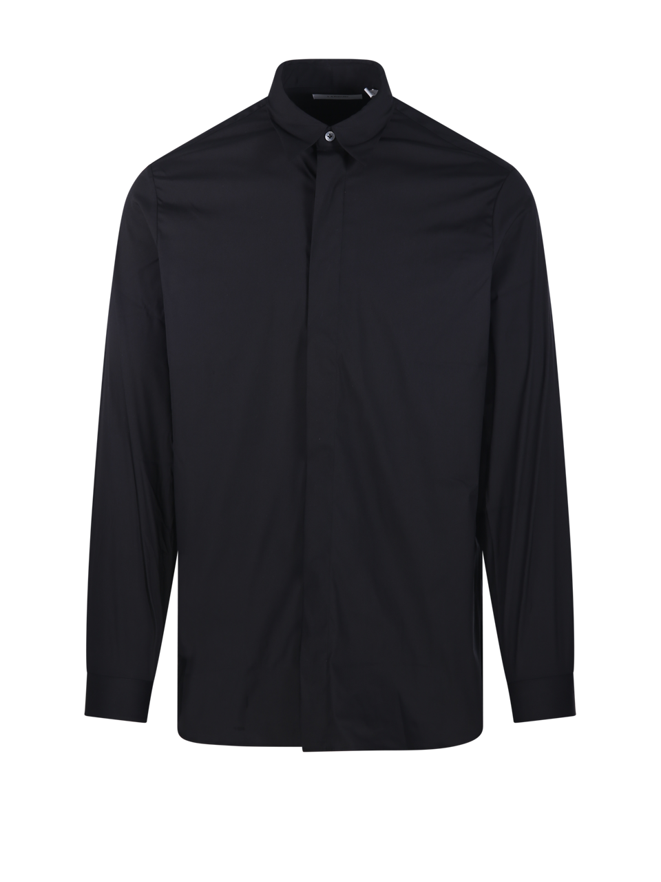 MEN LARDINI BLACK COTTON SHIRT