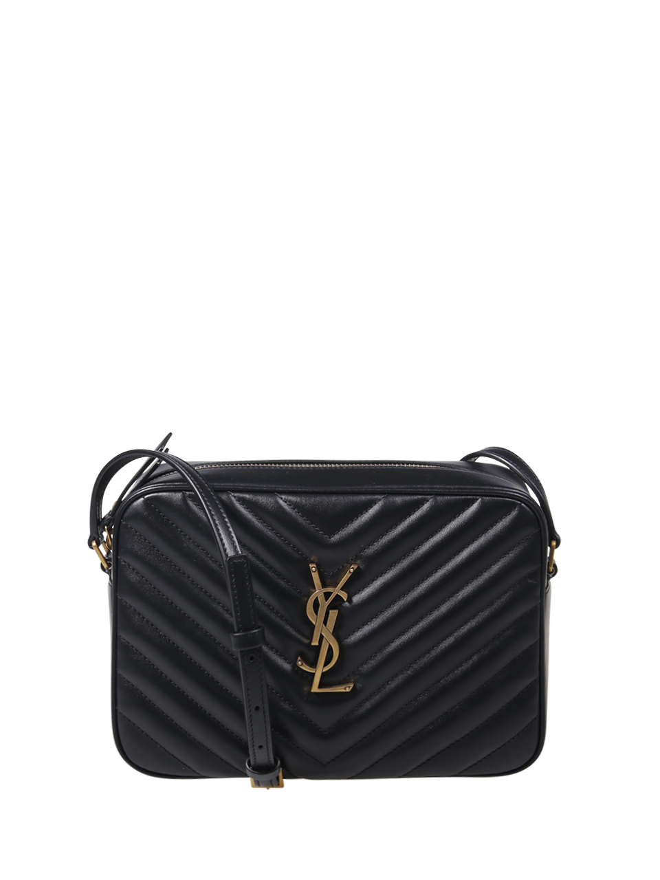 WOMAN SAINT LAURENT BLACK MEDIUM LOU CAMERA BAG