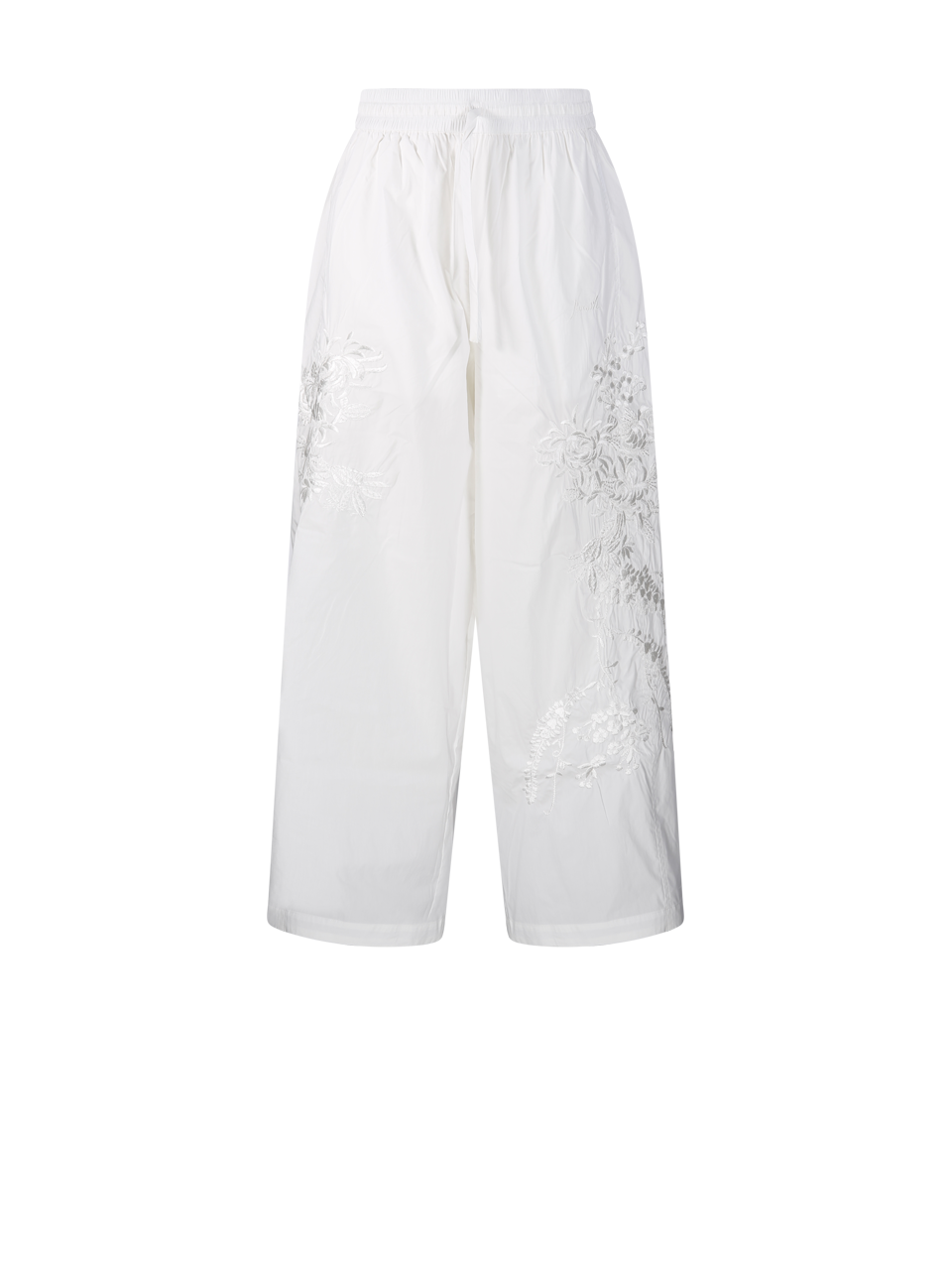 WOMAN PAROSH WHITE POLYAMIDE PANT