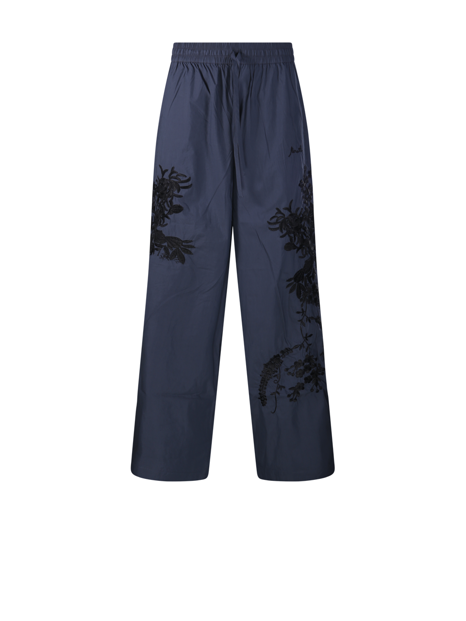 WOMAN PAROSH BLUE POLYAMIDE PANT