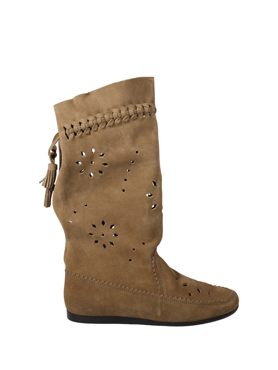 WOMAN ISABEL MARANT BEIGE LEATHER WELKY GB SANDAL