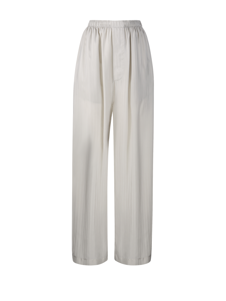 WOMAN BALENCIAGA CREAM CUPRO PYJAMA PANT