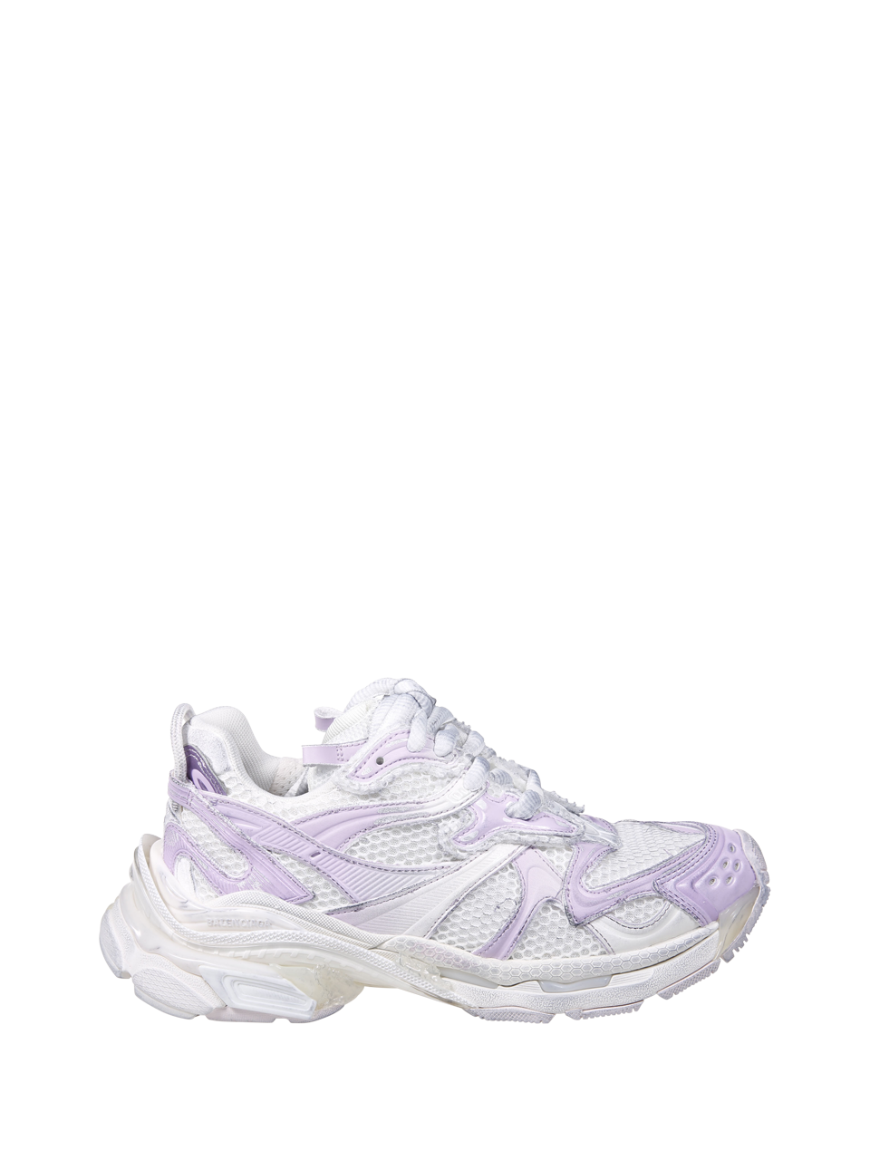 WOMAN BALENCIAGA WHITE POLYURETHANE RUNNER 2 SNEAKER