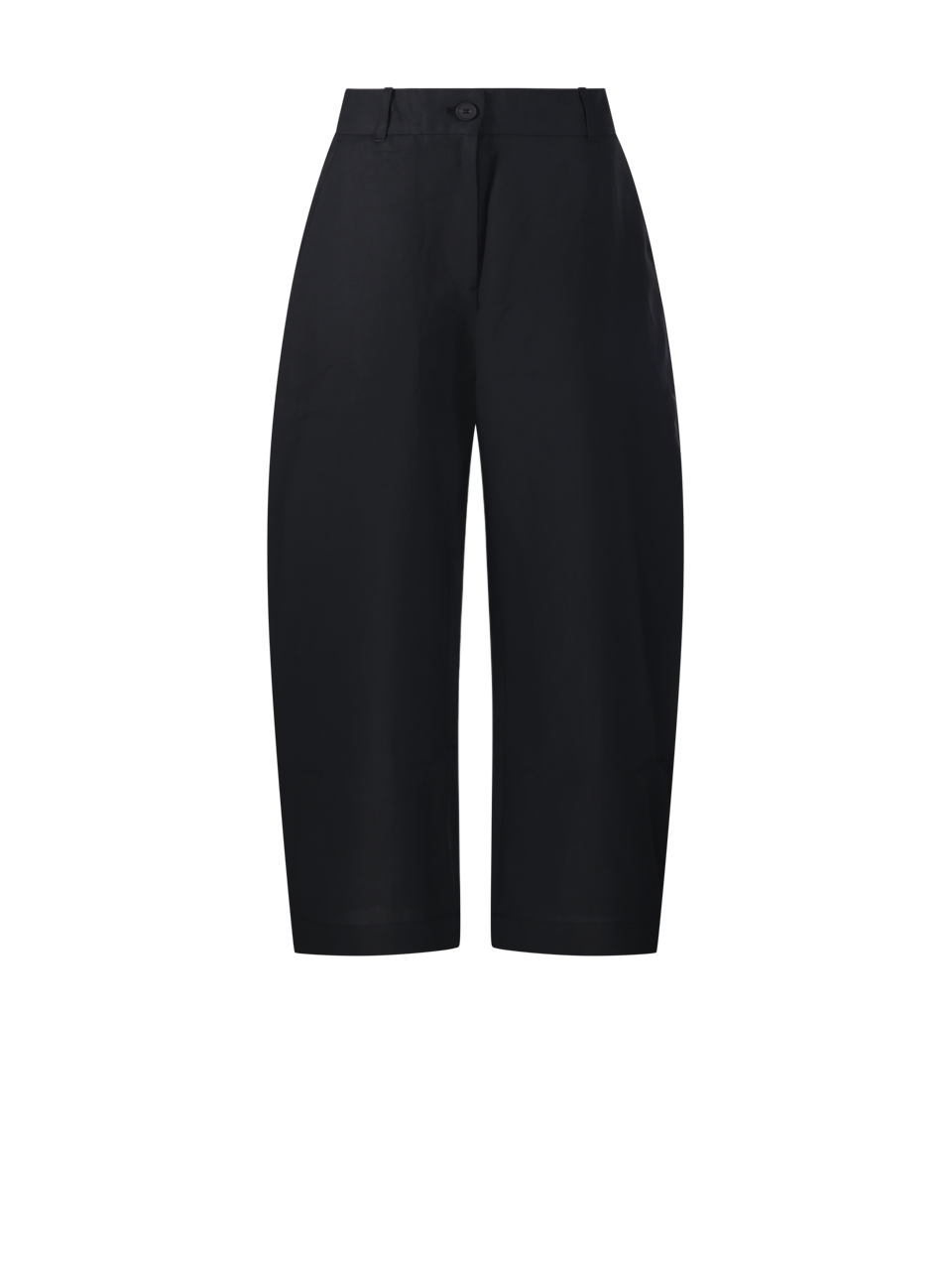 WOMAN STUDIO NICHOLSON BLACK COTTON WIDE CROP PANT