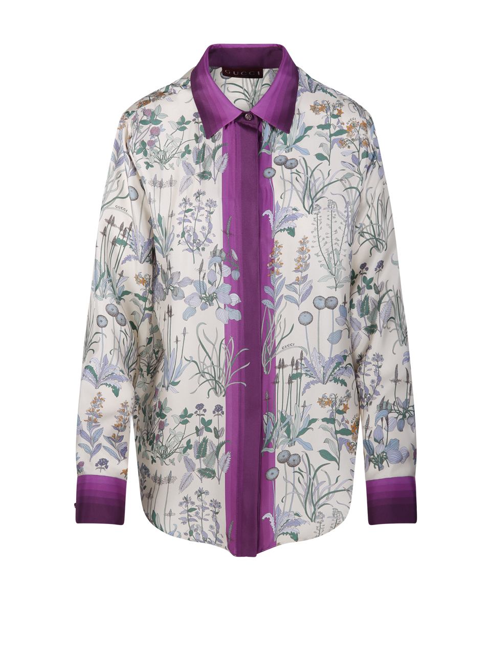 WOMAN GUCCI WHITE SILK SHIRT