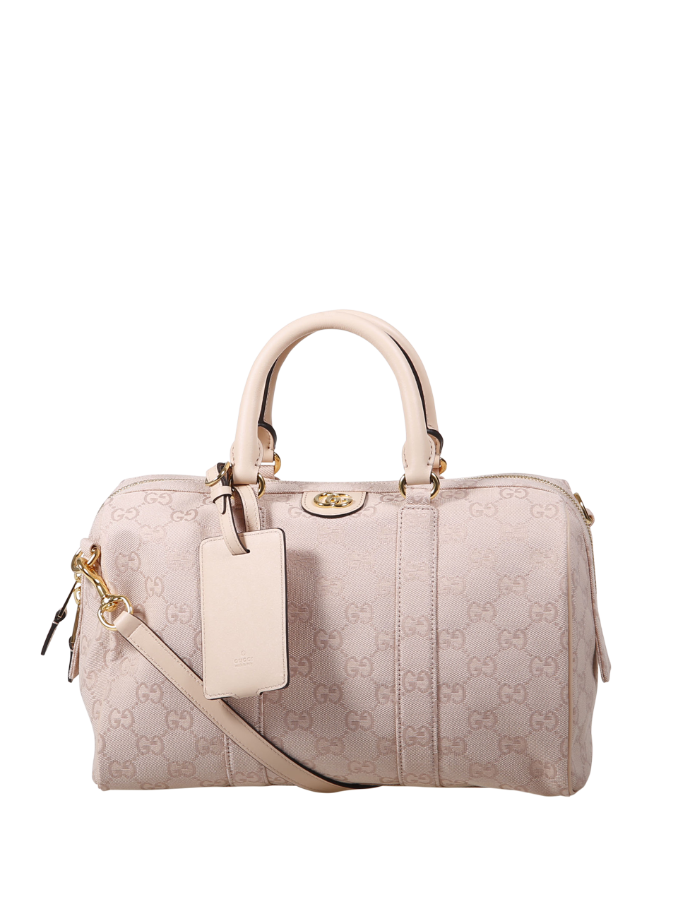 WOMAN GUCCI PINK LEATHER OPHIDIA HANDBAG