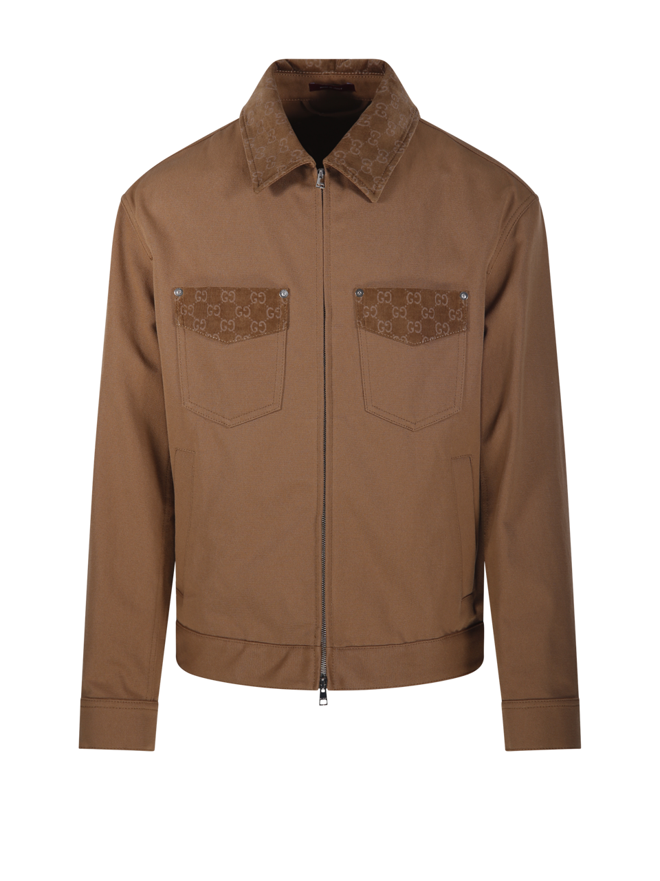 MEN GUCCI BEIGE COTTON JACKET
