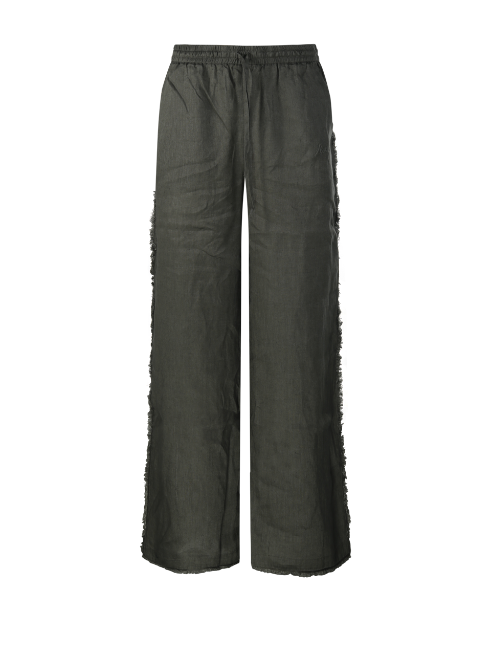 WOMAN PAROSH GREEN LINEN PANT