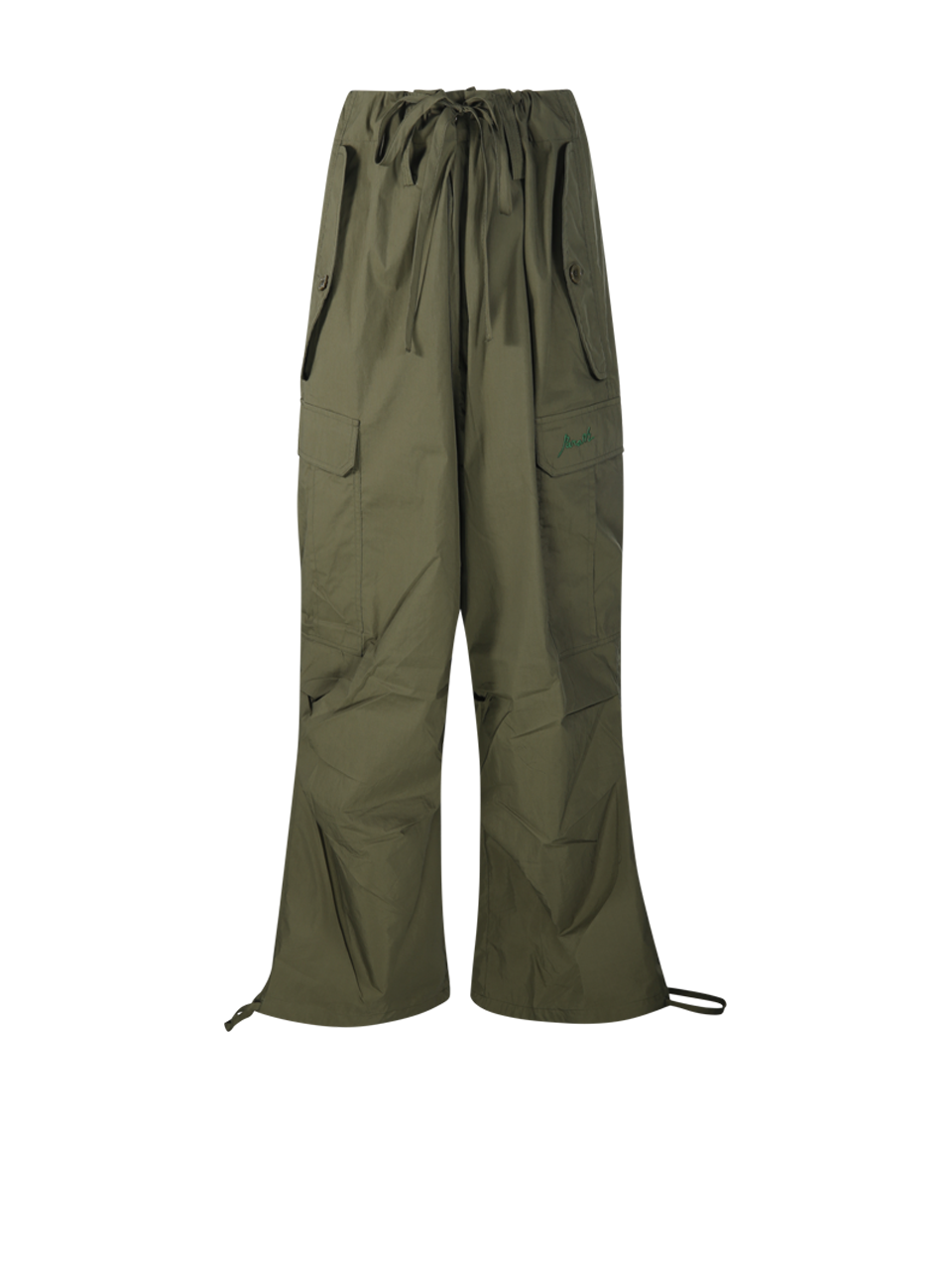 WOMAN PAROSH GREEN POLYAMIDE PANT