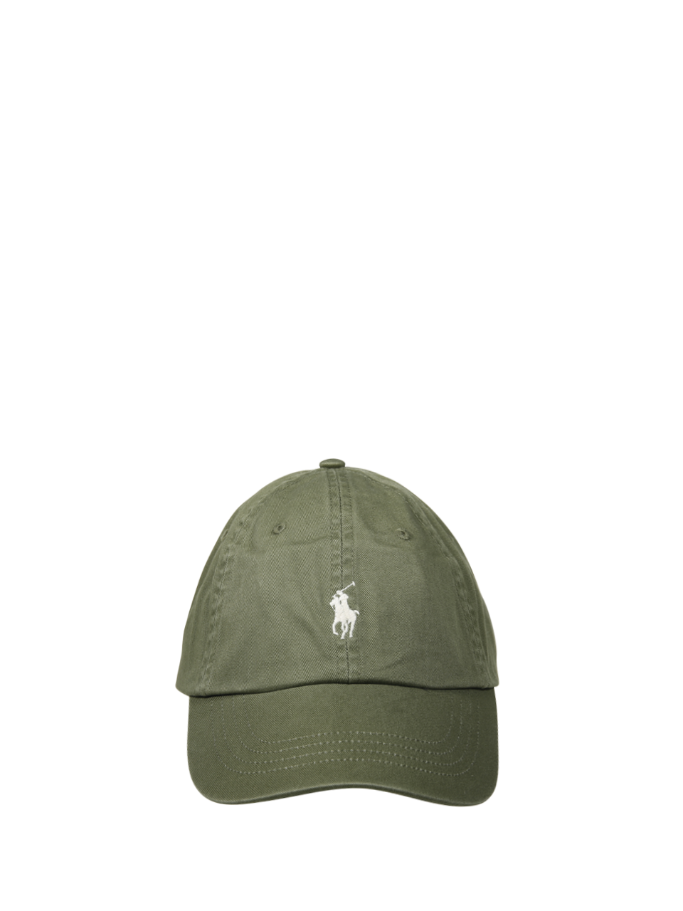 MEN RALPH LAUREN GREEN COTTON BASEBALL HAT