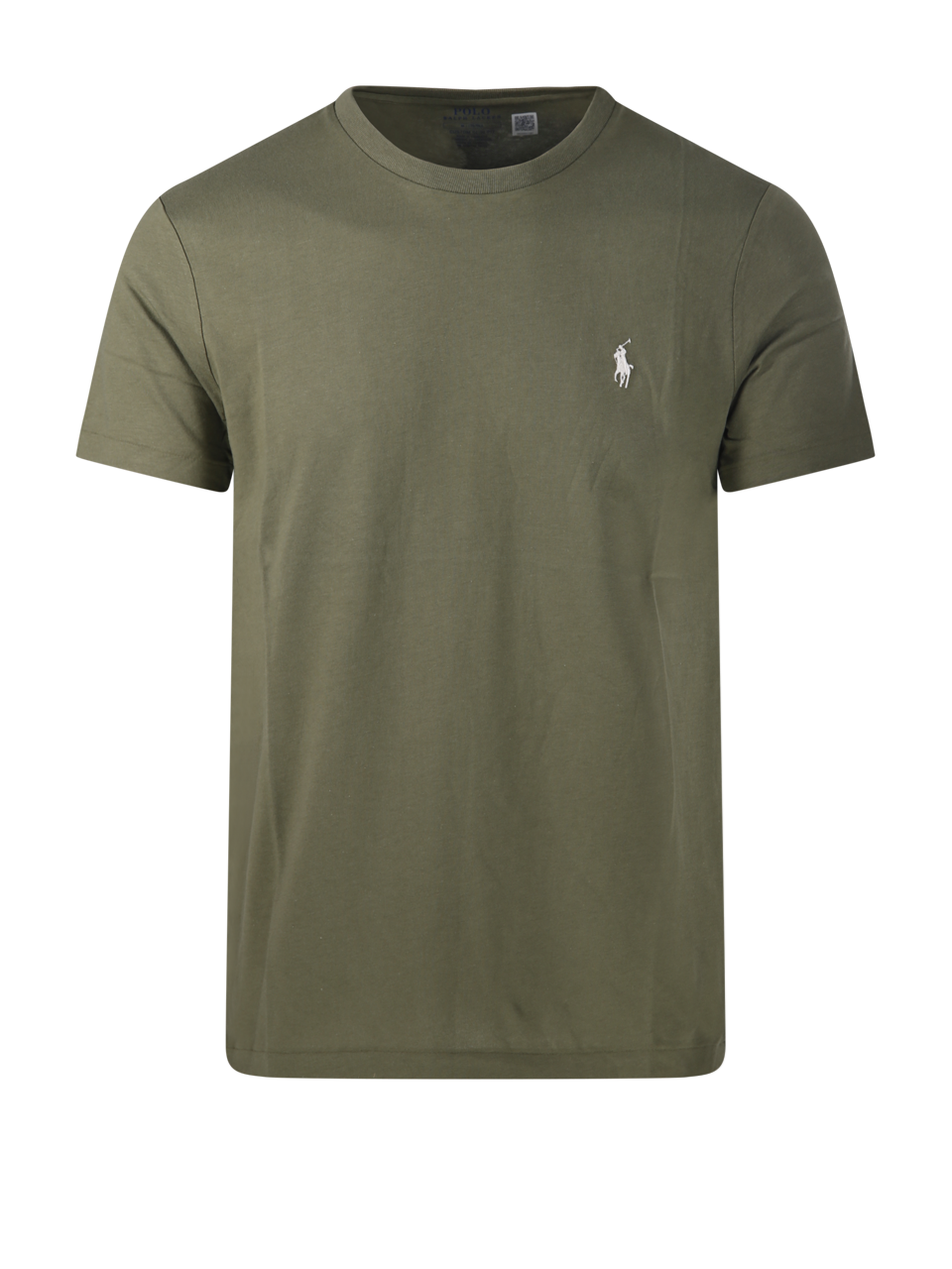MEN RALPH LAUREN GREEN COTTON T-SHIRT