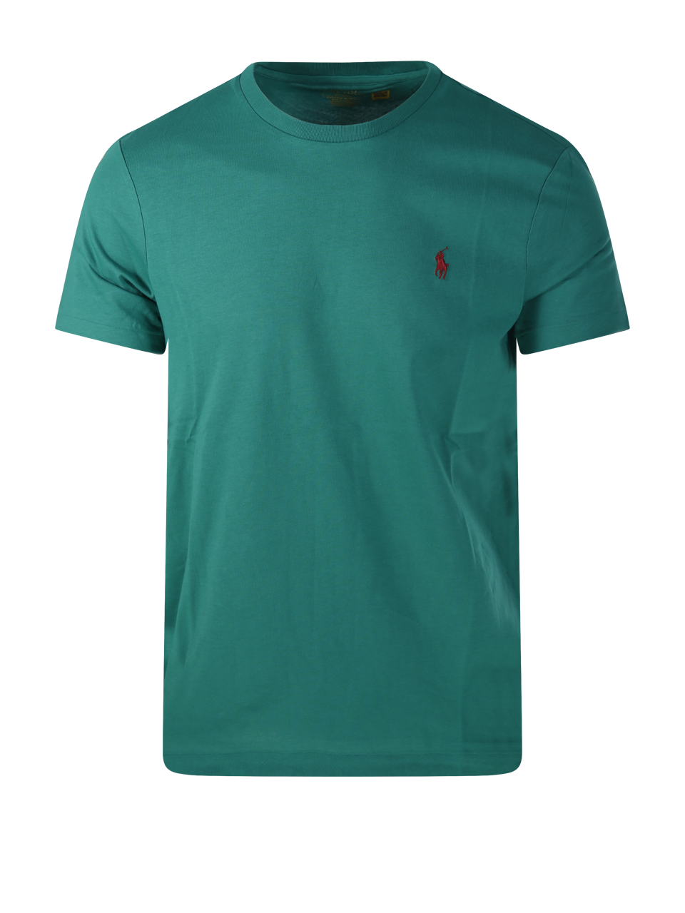 MEN RALPH LAUREN GREEN COTTON T-SHIRT