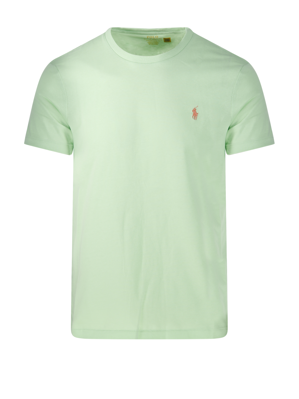 MEN RALPH LAUREN GREEN COTTON T-SHIRT