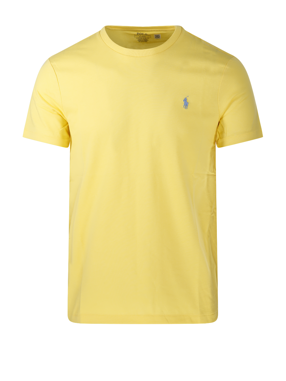 MEN RALPH LAUREN YELLOW COTTON T-SHIRT