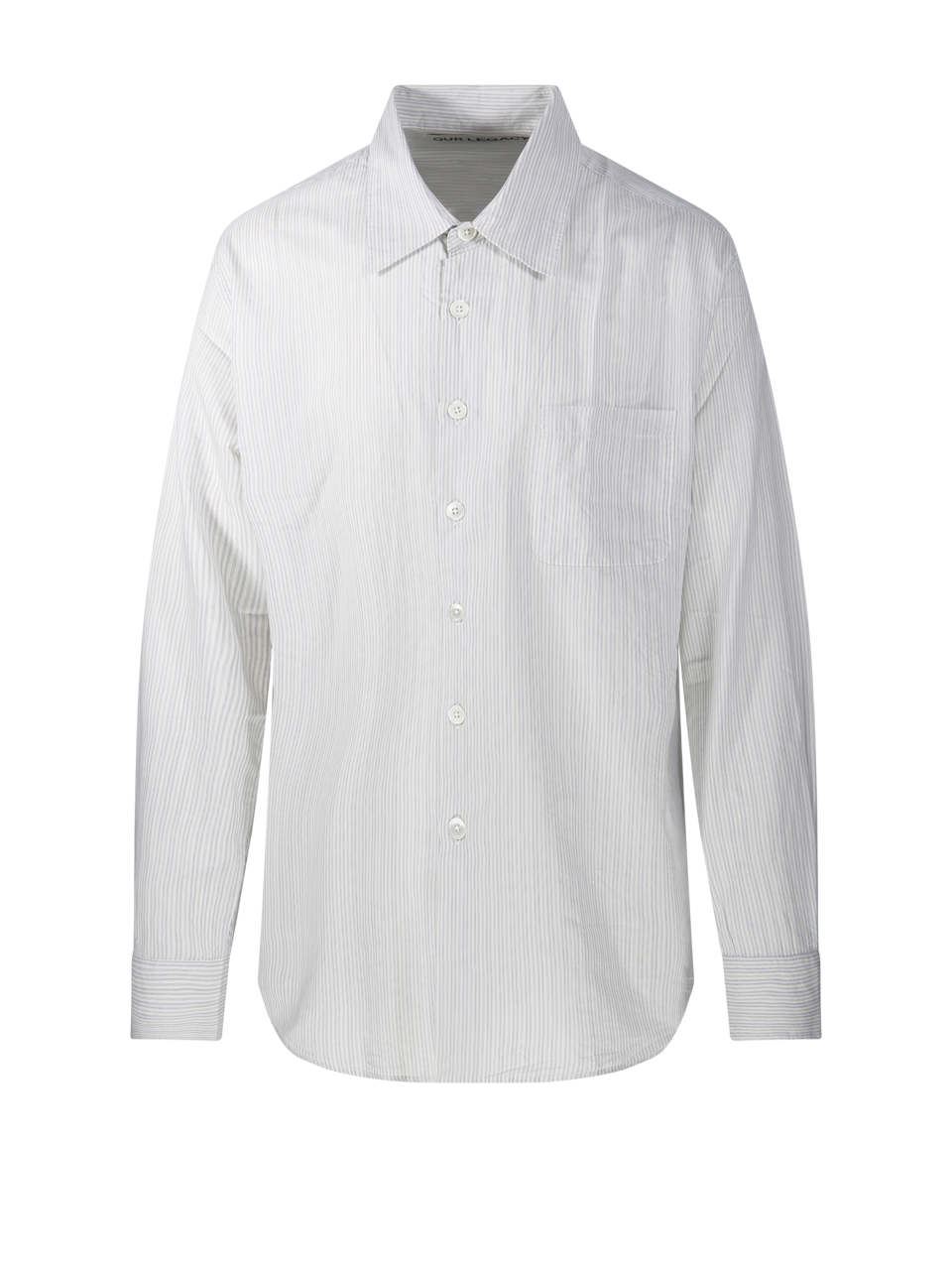 UOMO OUR LEGACY CAMICIA ABOVE IN COTONE BIANCO 