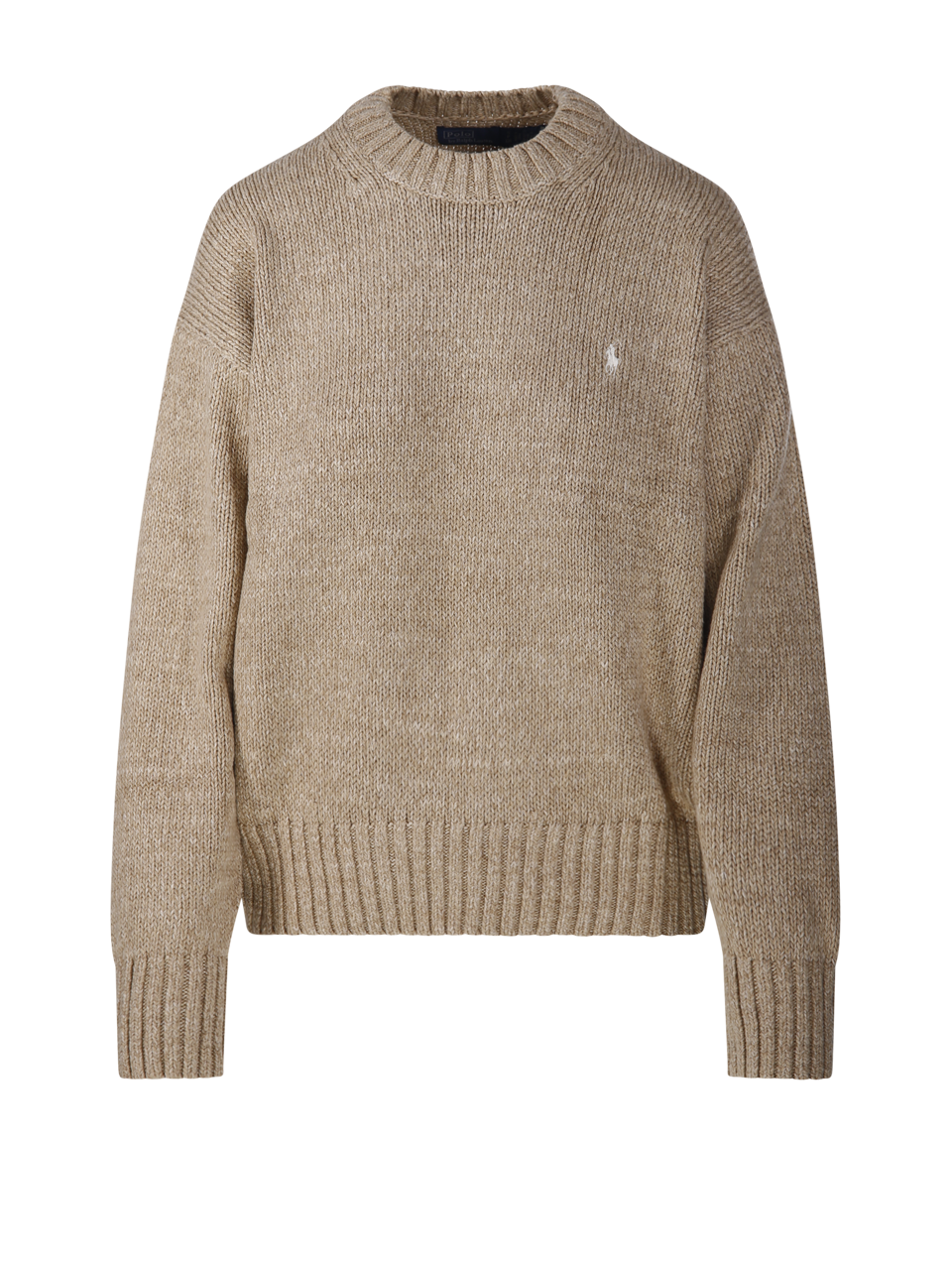 WOMAN RALPH LAUREN BEIGE COTTON SWEATER