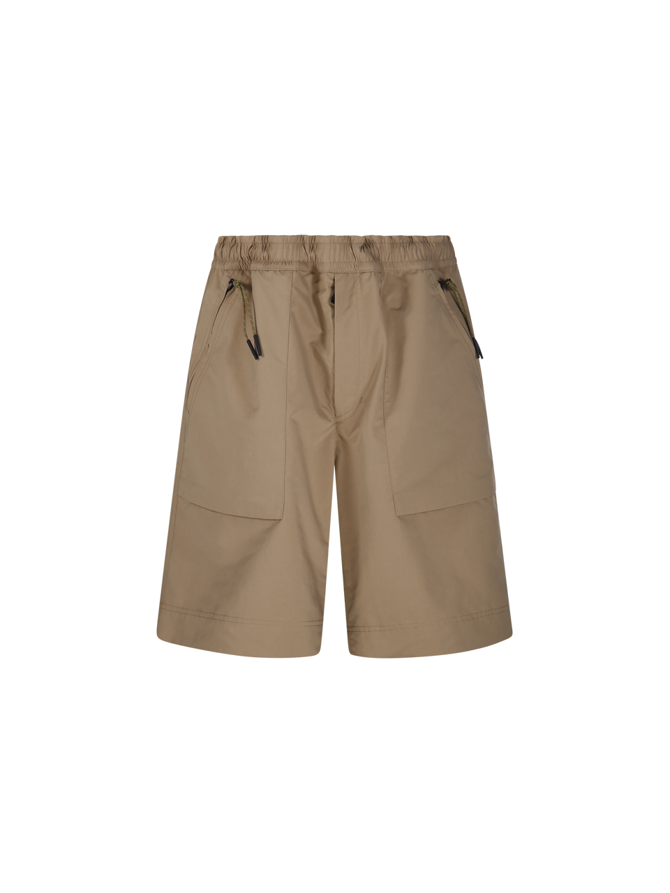 WOMAN MONCLER GRENOBLE BEIGE POLYESTER SHORTS