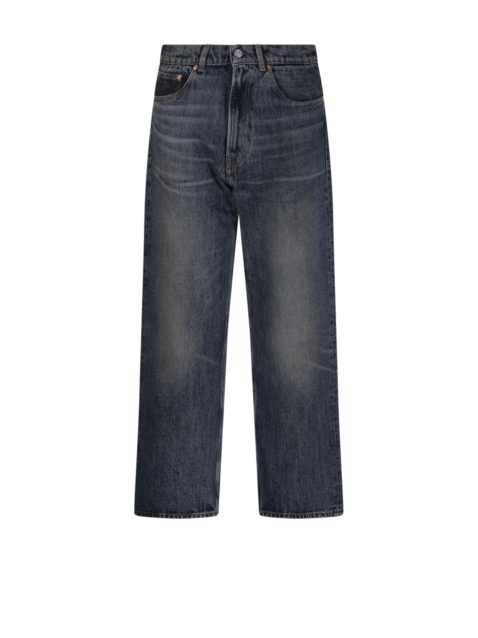 MEN OUR LEGACY BLUE COTTON THIRD CUT JEANS