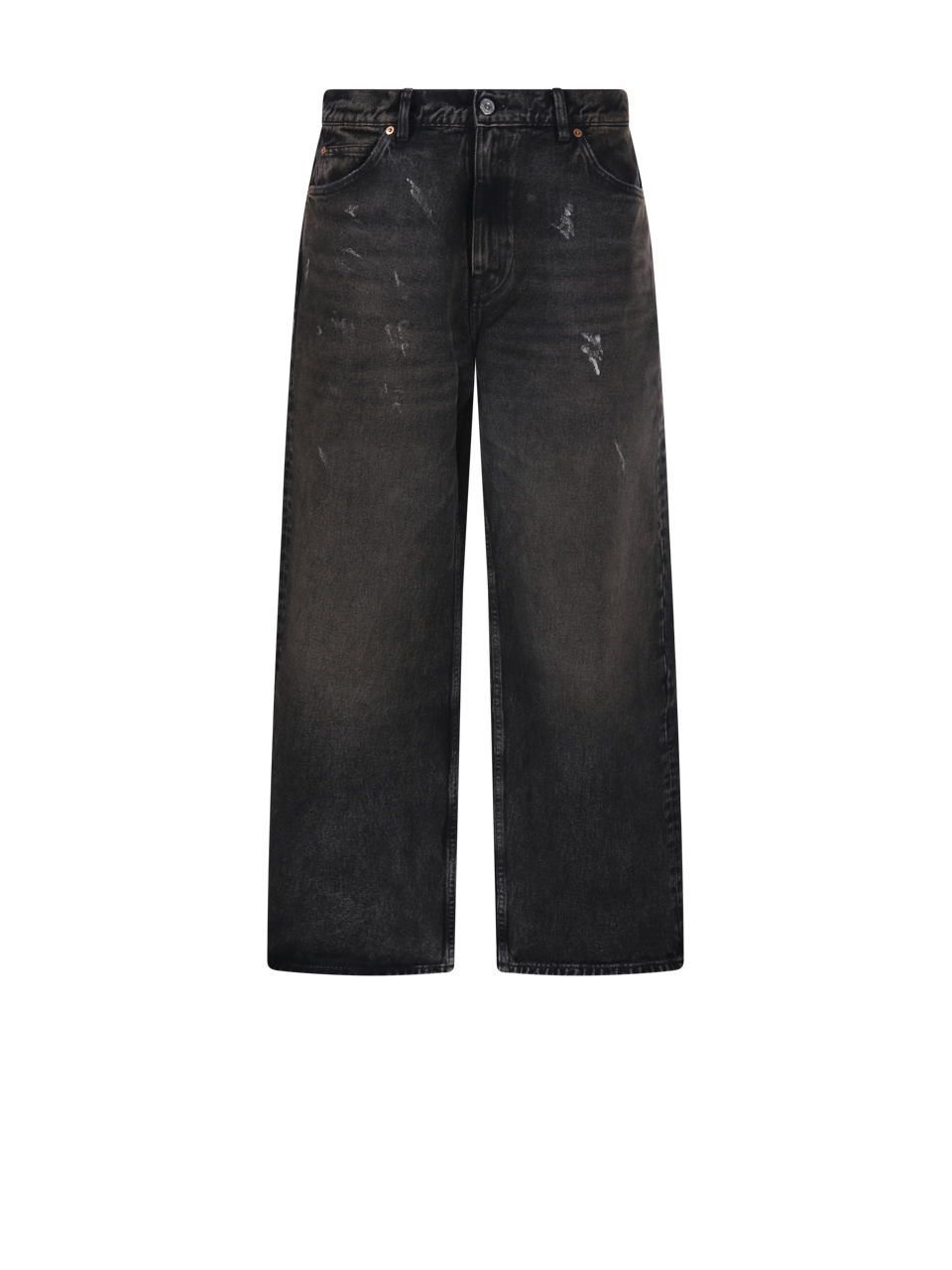 MEN OUR LEGACY BLACK COTTON VAST CUT JEANS