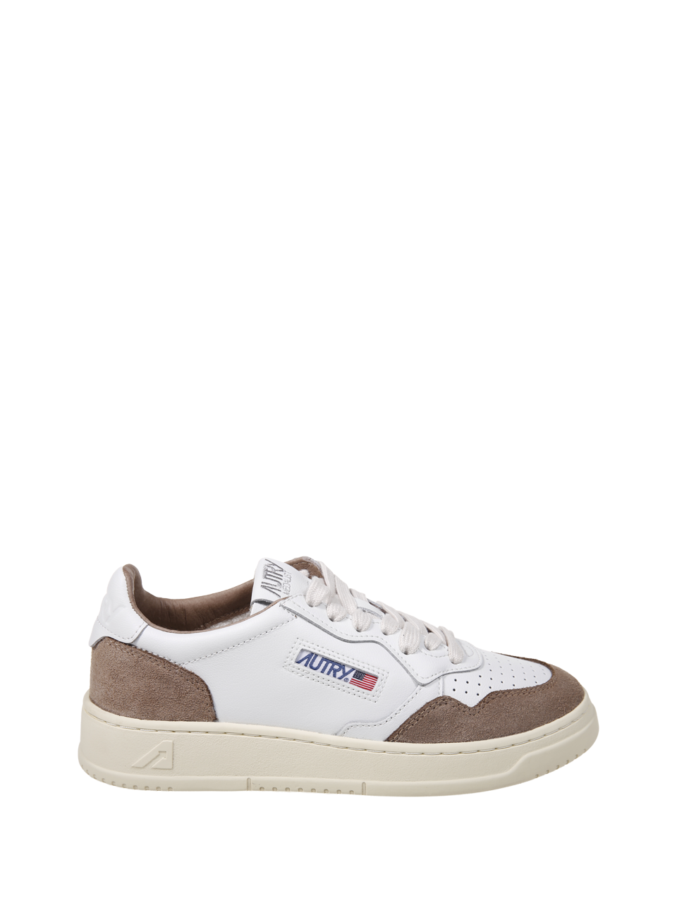 WOMAN AUTRY WHITE LEATHER MEDALIST LOW WOM