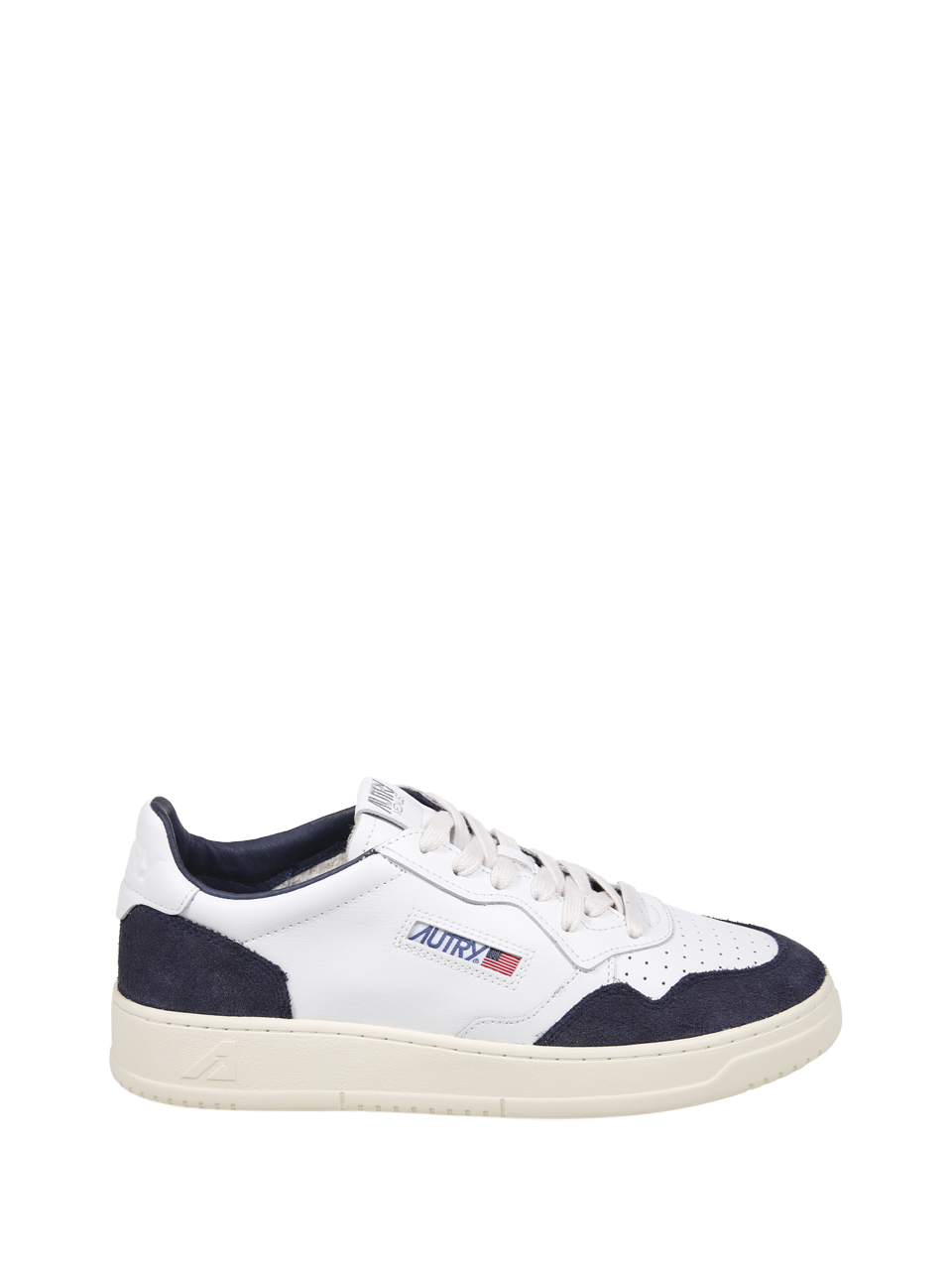MEN AUTRY WHITE LEATHER MEDALIST LOW 