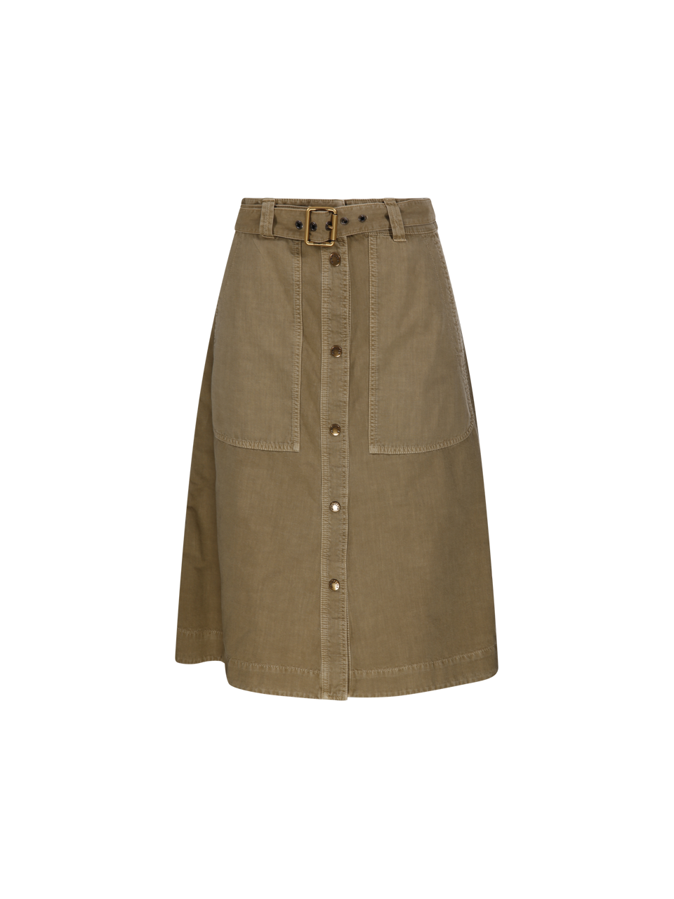 WOMAN MONCLER BEIGE COTTON SKIRT