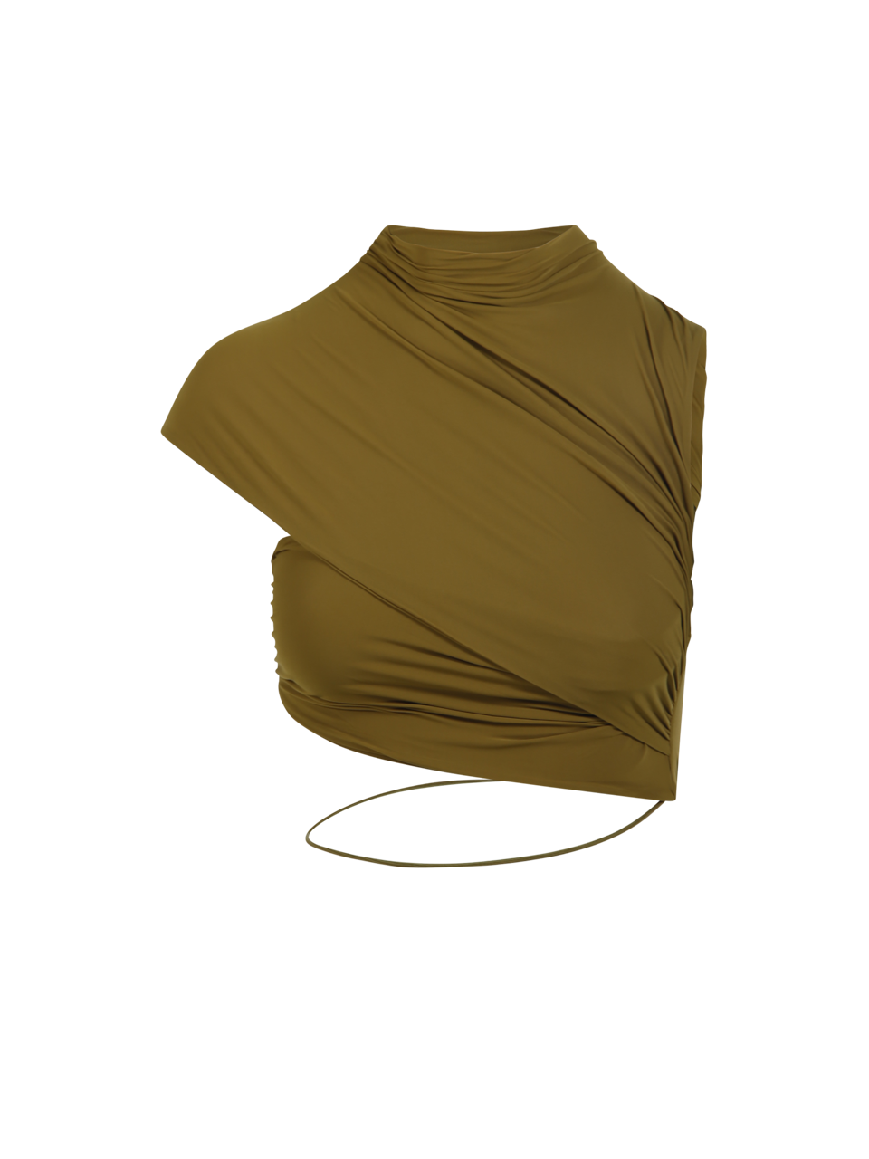 WOMAN AMAZUIN GREEN POLYAMIDE ALIN TOP 