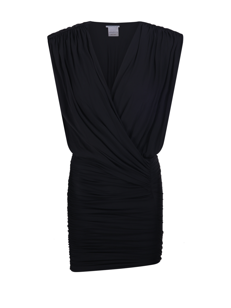 WOMAN AMAZUIN BLACK POLYAMIDE CANDICE DRESS