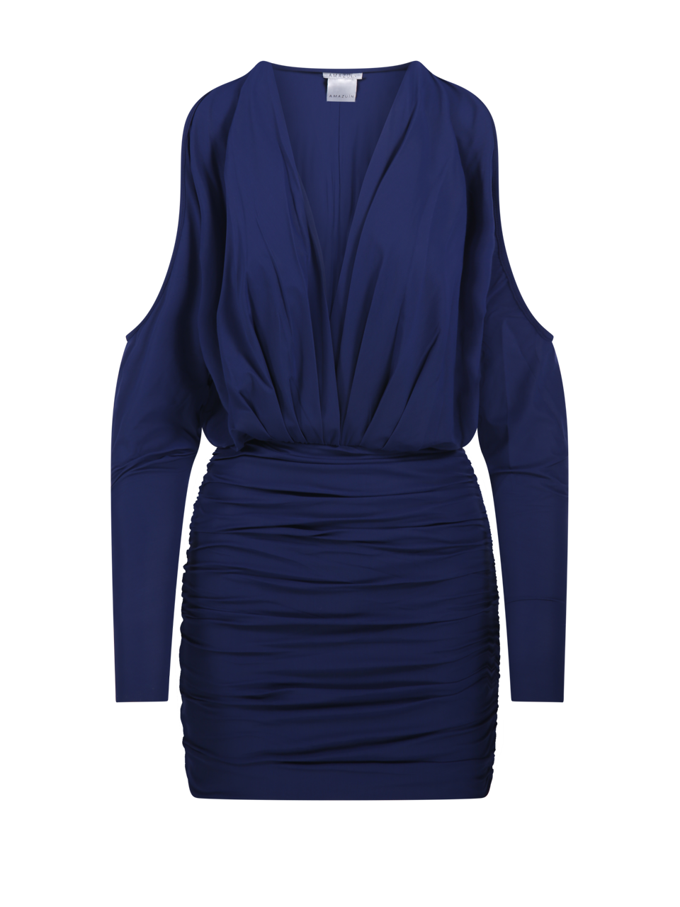 WOMAN AMAZUIN BLUE POLYAMIDE OLIVIA DRESS
