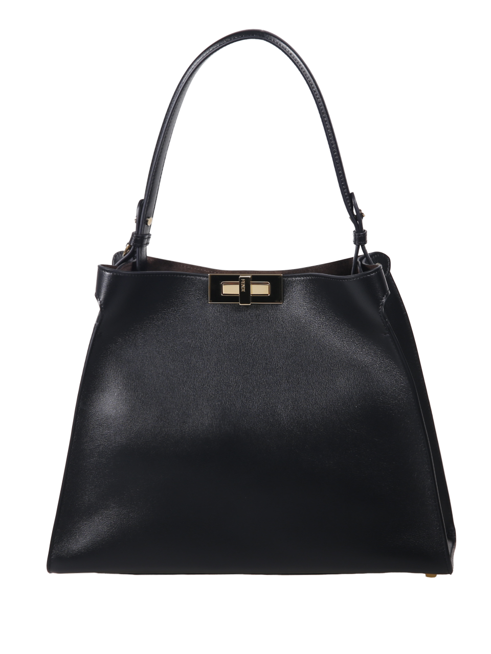 DONNA FENDI BORSA WAY MEDIA IN PELLE NERA 