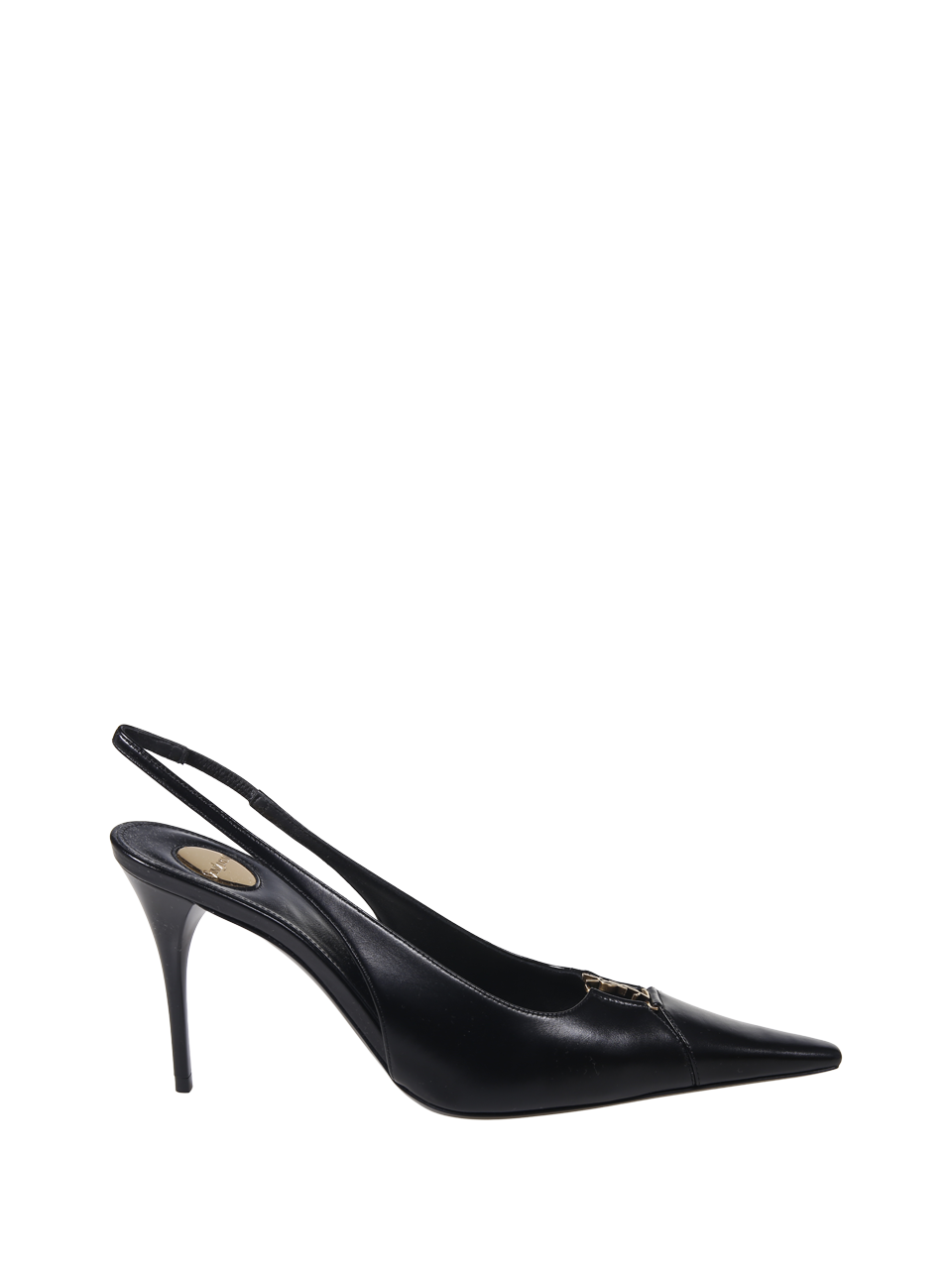 WOMAN SAINT LAURENT BLACK SPLENDOR NAPPA BABYLONE SLING BACK