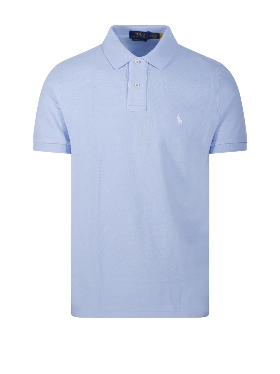 MEN RALPH LAUREN BLUE COTTON POLO