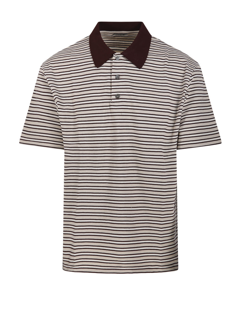 MULTI-PIN STRIPE POLO SHIRT