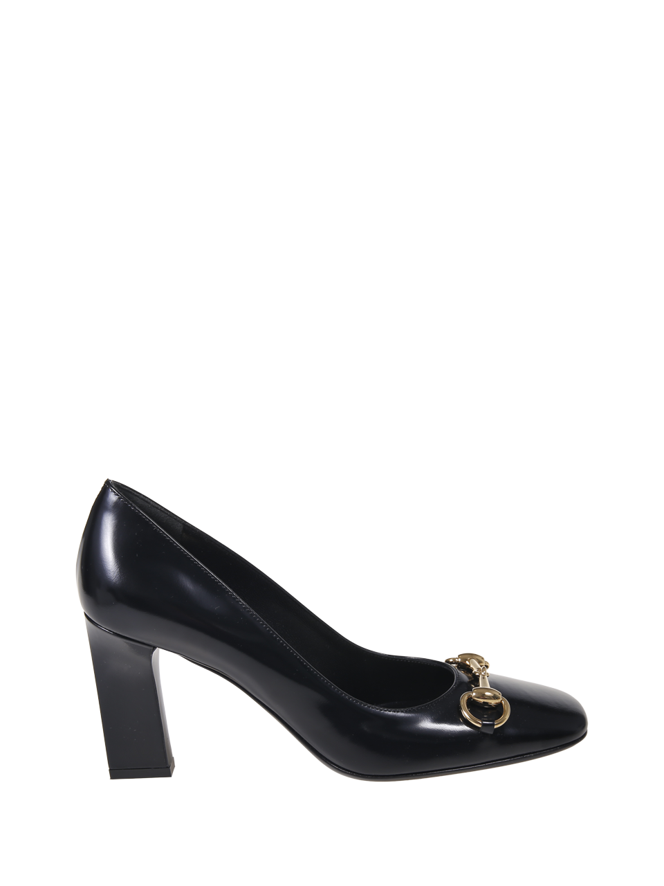 WOMAN GUCCI BLACK LEATHER ZHORA 85 PUMP