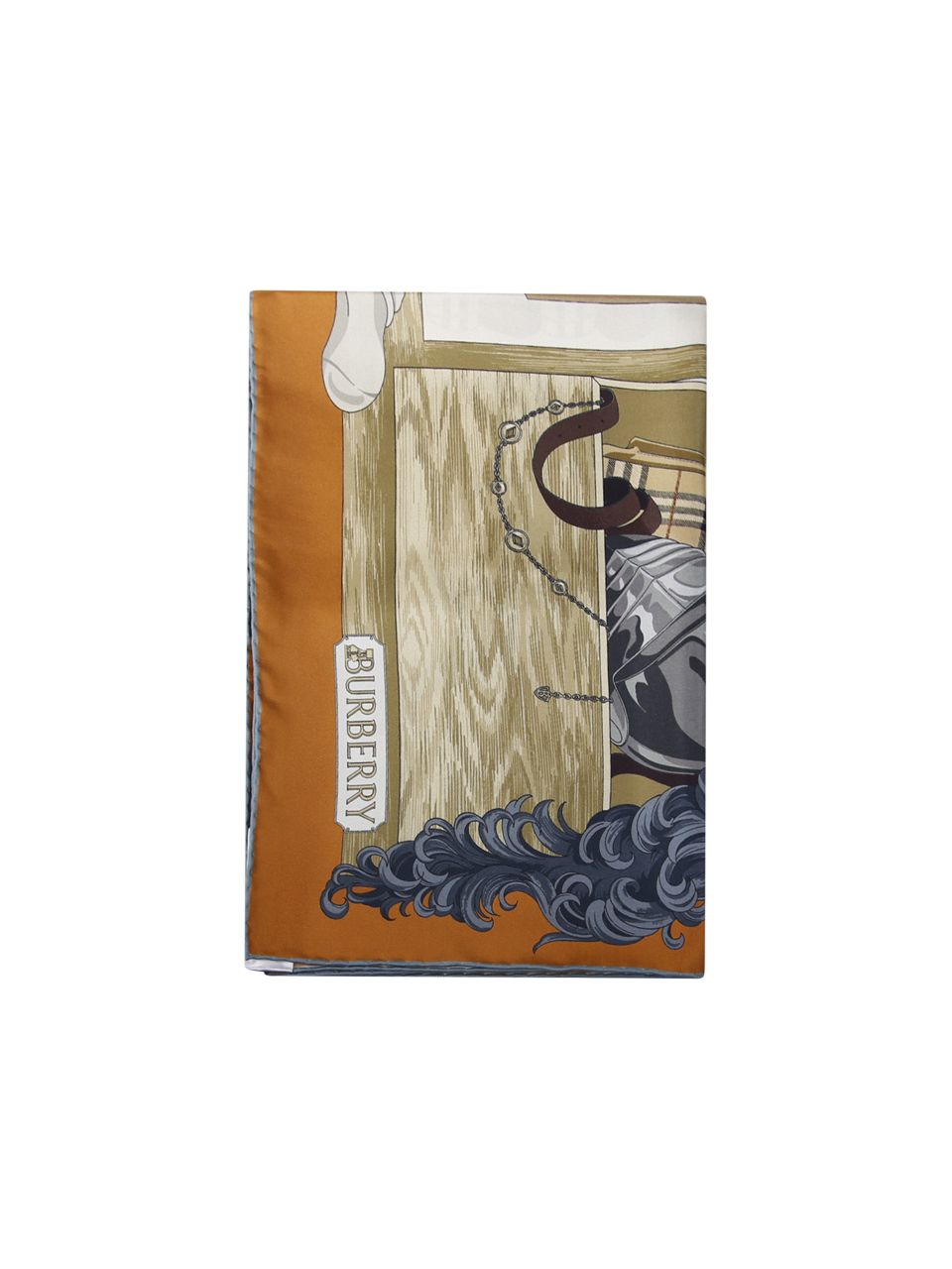 WOMAN BURBERRY YELLOW MULBERRY SILK SS WARDROBE SILK SQUARE FOULARD