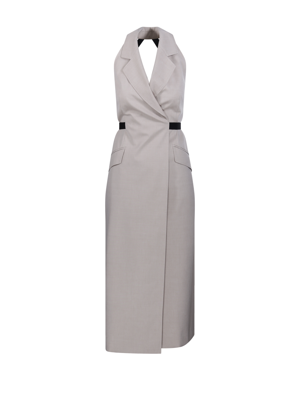 WOMAN MAXMARA NUDE COTTON CIME DRESS