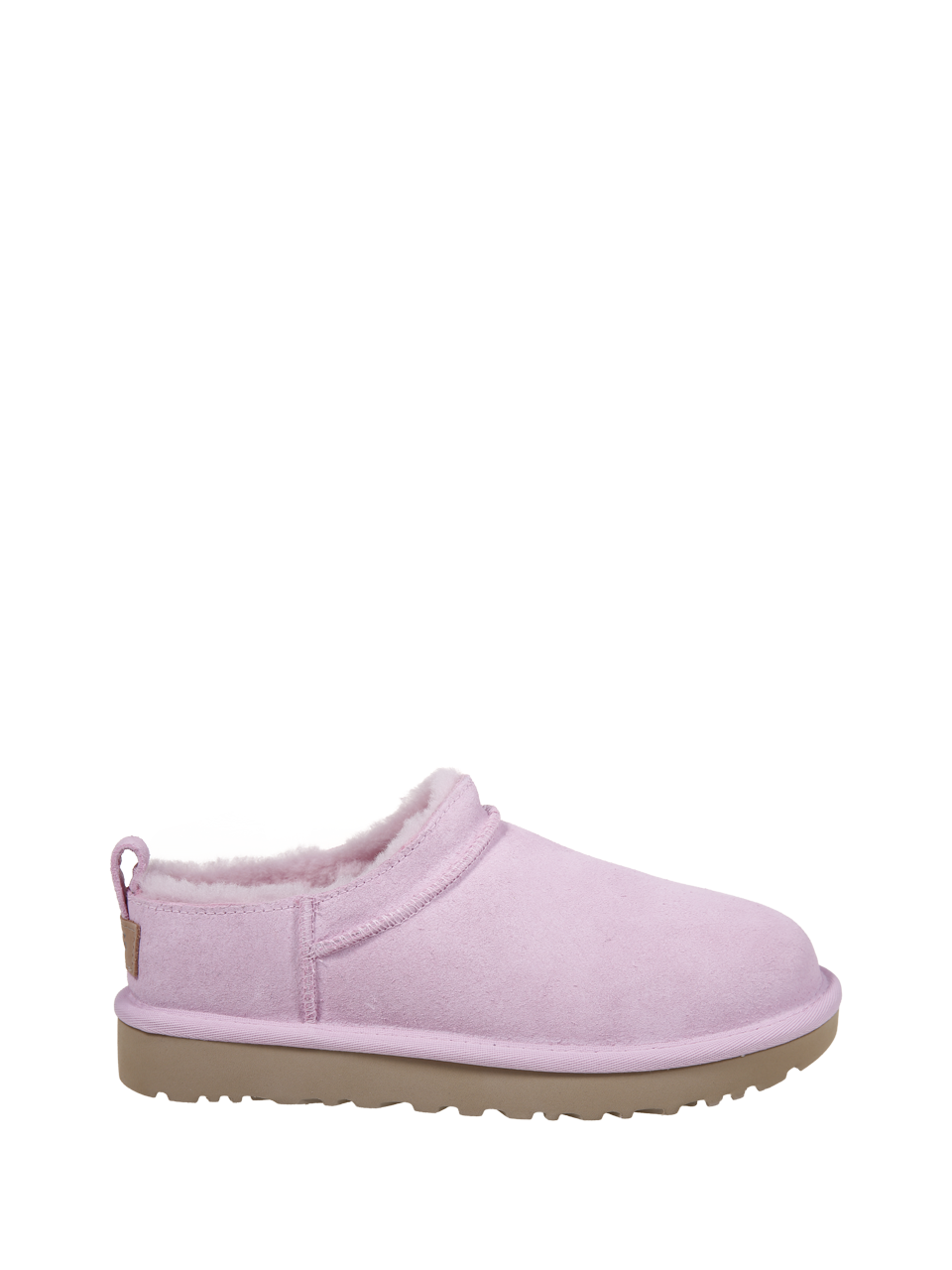 WOMAN UGG PINK LEATHER W CLASSIC MICRO MULE