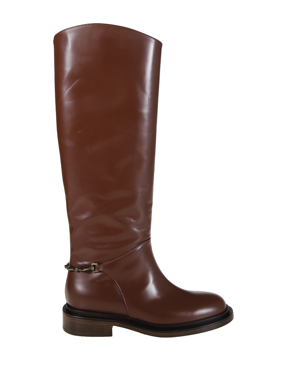 WOMAN SERGIO LEVANTESI BROWN LEATHER LAURA56 BOOT