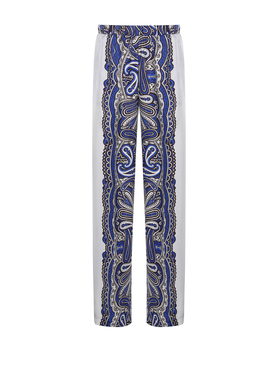 WOMAN PAROSH BLUE SILK PANT