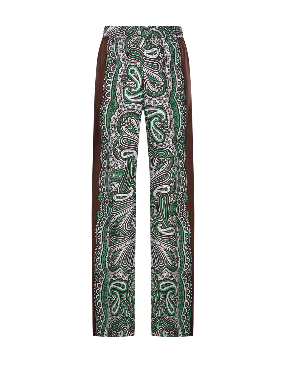 WOMAN PAROSH GREEN SILK PANT