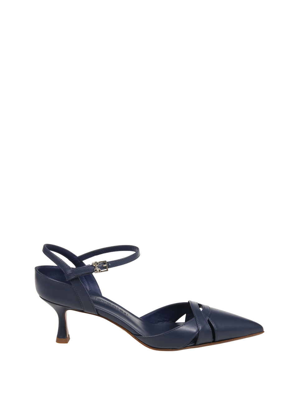WOMAN SERGIO LEVANTESI BLUE LEATHER ESTER6 SLINGBACK