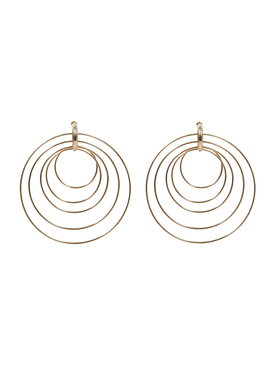 PIERCED SERPENT LARGE HOOPS